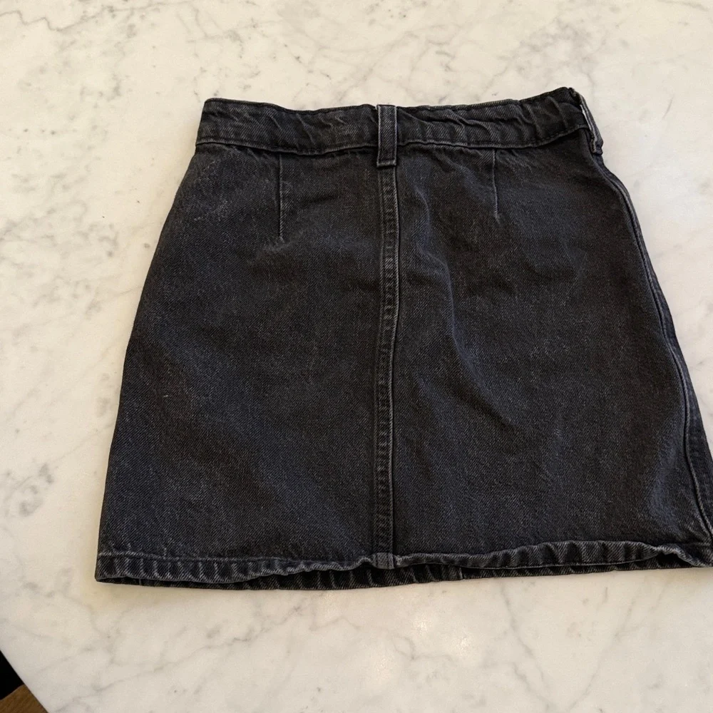 Gap Kids Black Denim Skirt Size 8 Girls Mini Skirt Casual